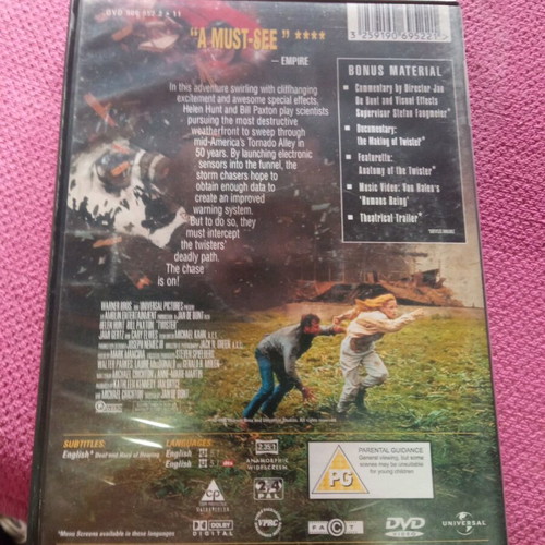 Twister DVD like new with English subtitles