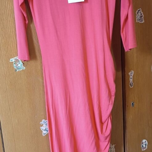 ICHI dress coral color new with tag