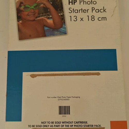 HP photo paper new, Photo starter Pack