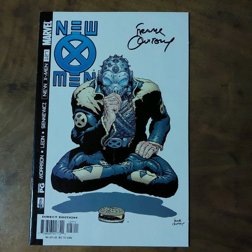 New X-men #127 used with signature by Frank Quitely