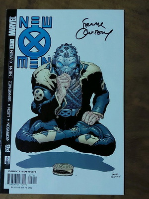 New X-men #127 used with signature by Frank Quitely