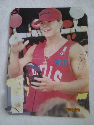 Αφίσα Mark Wahlberg & New Kids On The Block (Jordan Knight) μεταχειρισμένη