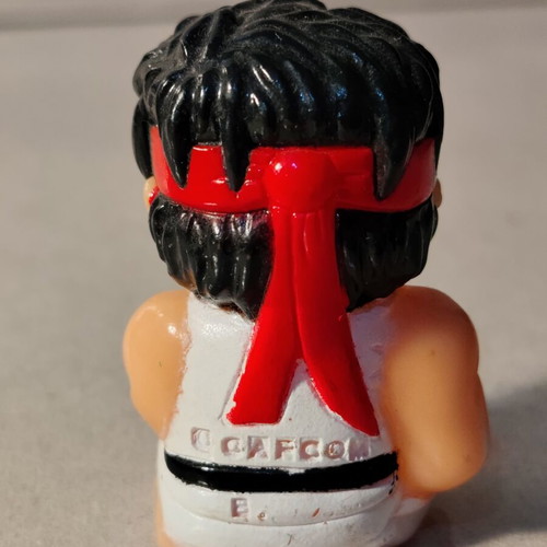 Vintage Street Fighter II finger puppets set of 6 used, Capcom 90s