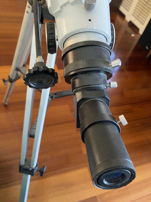 Τηλεσκόπιο Skywatcher 120/600 σαν καινούργιο με αντάπτορα για Canon DSLR/SLR