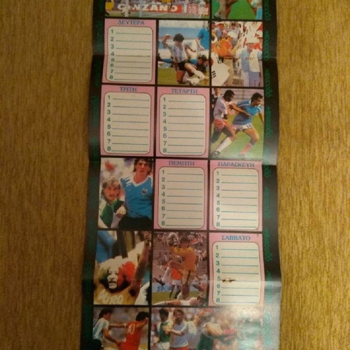 Mplek insert with 1986-1987 school programs used