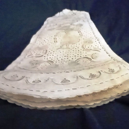 Vintage Handmade Lampshade from Papyrus 36cm used, ethnic boho