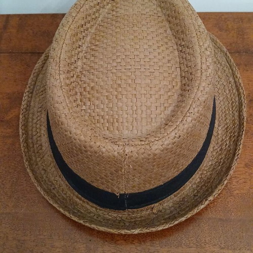 Bacardi straw hat, brown, size 58, unused