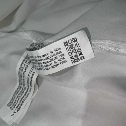Zara satin summer dress white with lace size M like new