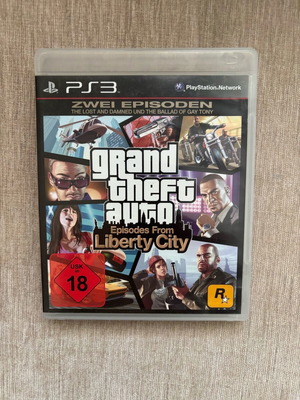 Grand Theft Auto Episodes from Liberty City PlayStation 3 PAL употребявана пълна версия