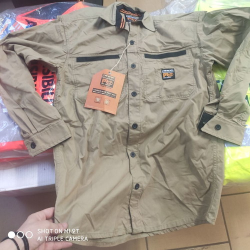 Timberland Pro Series Work Shirt new orange size L