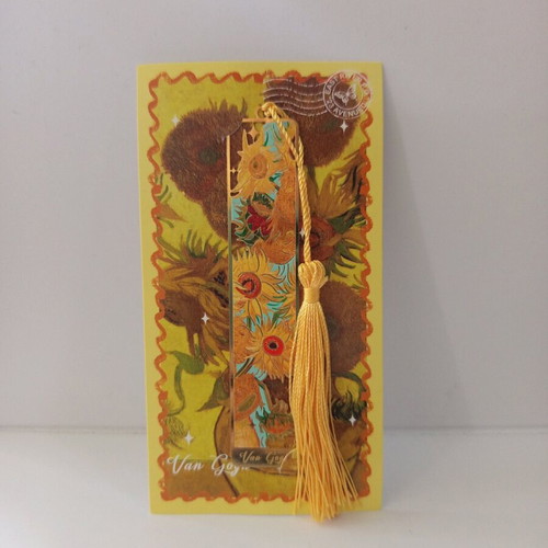 Van Gogh Sunflower Bookmark new