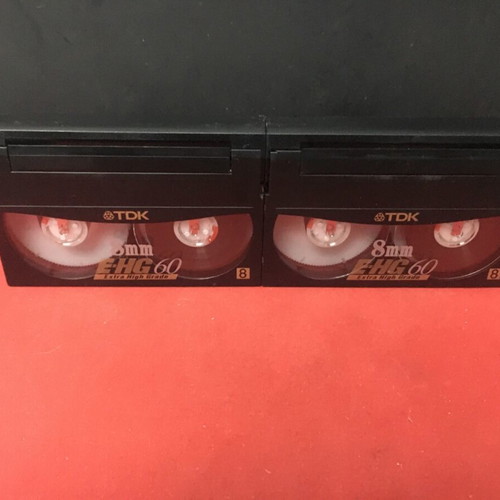 TDK 8mm E-HG 60 pack used