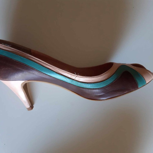 Salvador Sapena Peep Toe shoes used, size 39, pumps