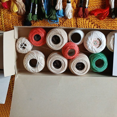 Mouline Special Embroidery Threads Pack with DMC Number 80 and 8