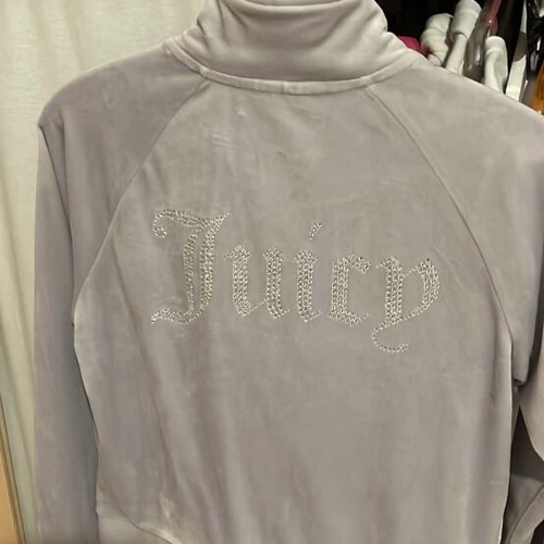 Juicy Couture grey jacket with diamonds, like new