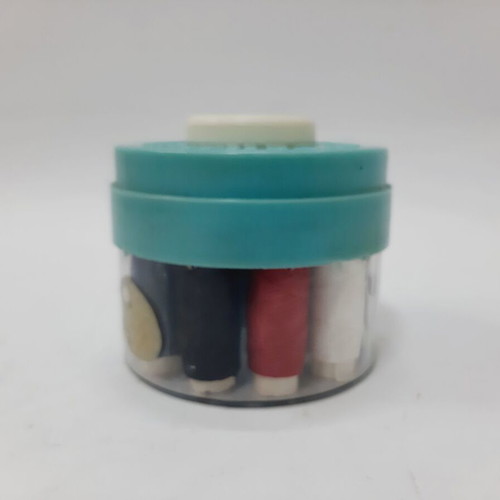 Thread set like new, 10 colors in compact box 7×6 cm