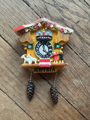 Austria souvenir magnet used with roof damage