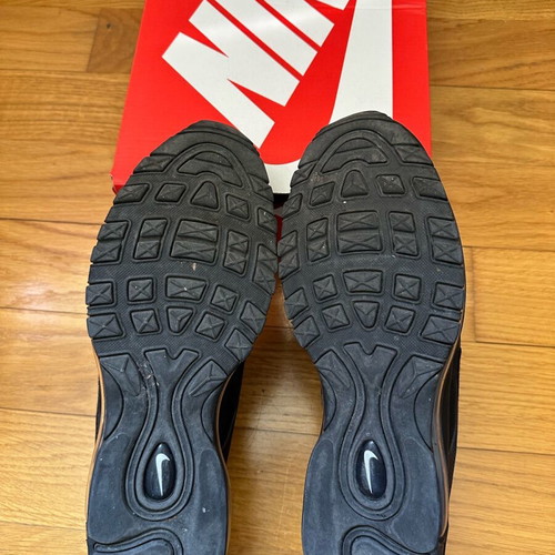 Nike Air Max 97 Triple Black sneakers size US 12.5 EU 47 like new
