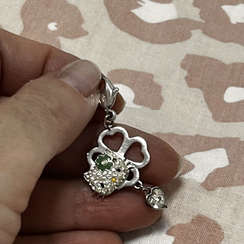 Swarovski Hello Kitty Charm limited edition used, stainless steel