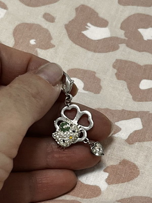 Swarovski Hello Kitty Charm limited edition used, stainless steel