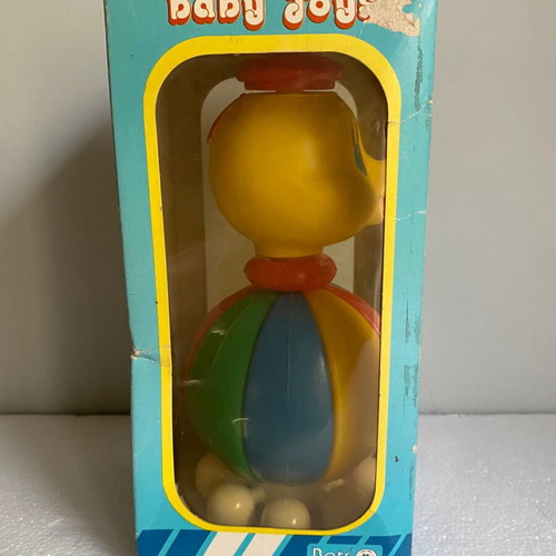 Vintage Baby Joys duck play toy for babies like new