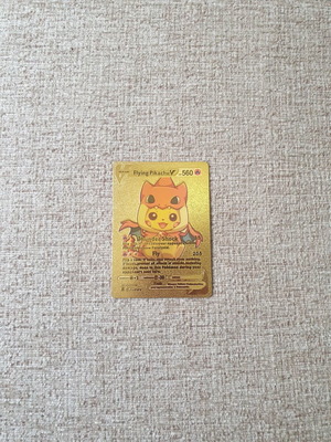 Κάρτα Pokémon gold καινούργιο Flying Pikachu V hp 560