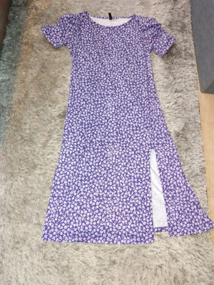 H&M women's dress used, size L, purple