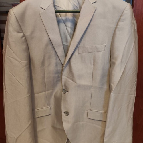 Berto Lucci gray suit set like new, jacket no 54, pants no 56