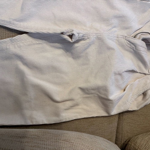 Corduroy women's pants Bershka beige like new size 34