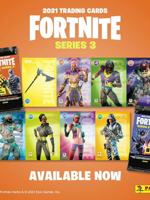 Fortnite Series 3 cards new, set of 8 with 2 collectible foil