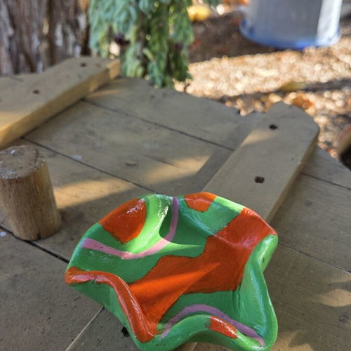 Handmade tealight candle holder