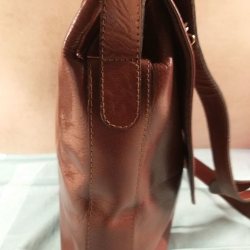 Leather saddle bag used
