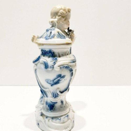 Johanson Roth Porcelain Cupid statue with amphora used