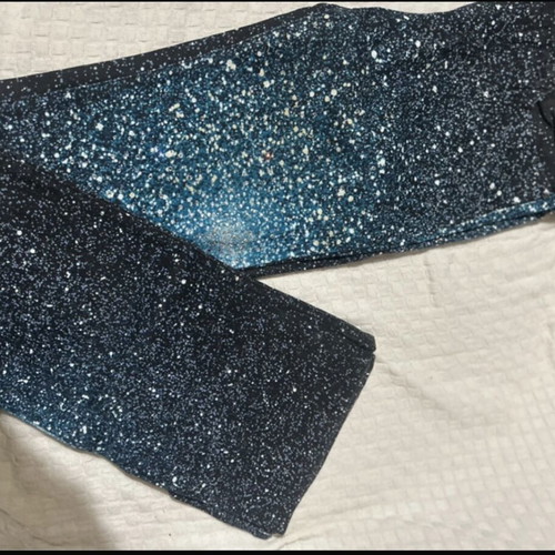 Roberto Cavalli women's pants like new with strass, blue and black
