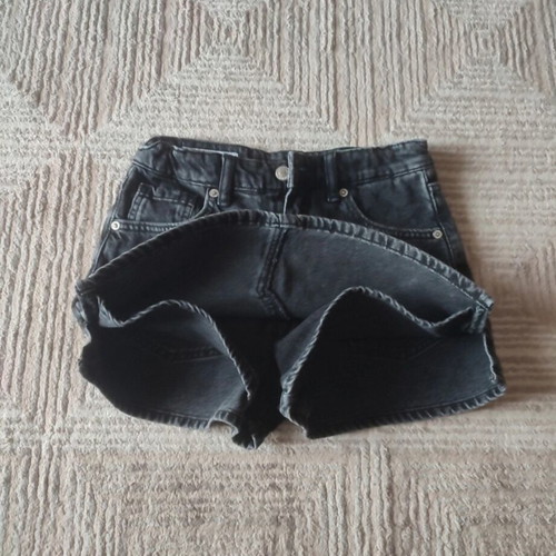 Zara denim skirt-shorts size 13-14 years black like new