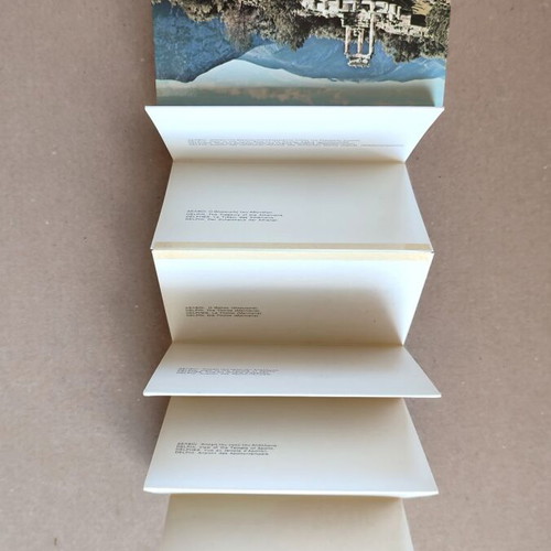 Vintage Delphi postcard block, Editions Hannibal, 1987