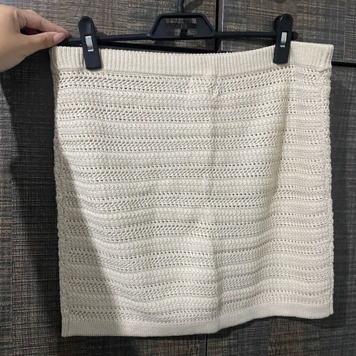 Knitted skirt H&M beige like new, size S