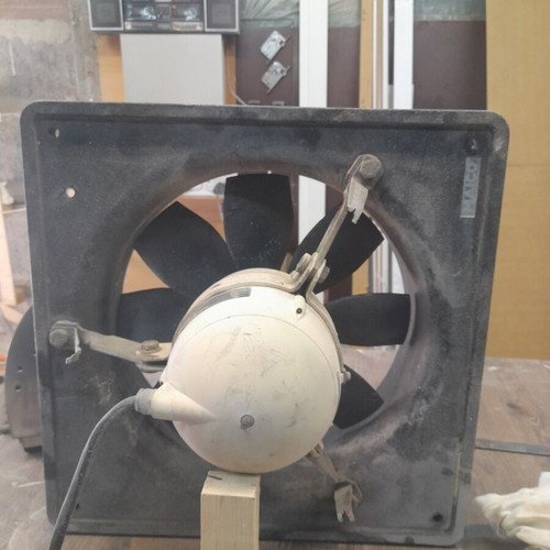 Powerful three-phase fan used