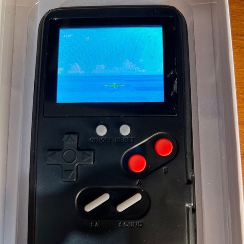 iPhone X case used with 36 classic games and screen protector
