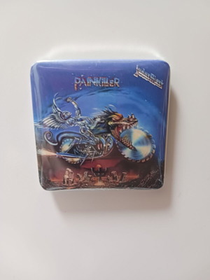 Judas Priest Painkiller μαγνητάκι ψυγείου, 5 x 5 εκ.