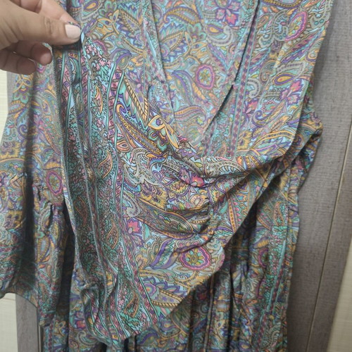 Boho dress with unique sleeves new, multicolor