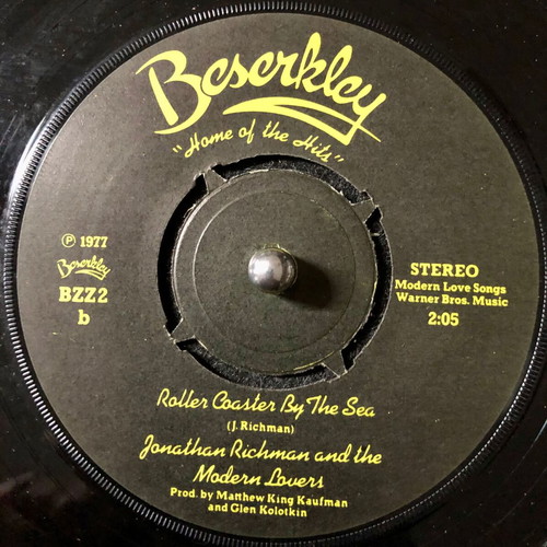 Jonathan Richman & The Modern Lovers Egyptian Reggae vinyl used, 7" single