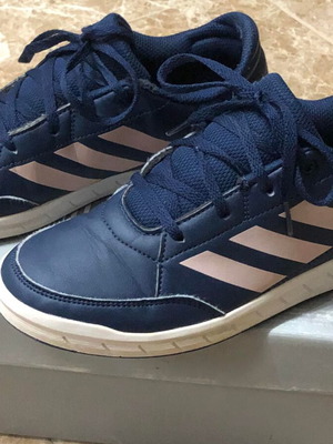 Adidas sneakers used, size 39.5, blue