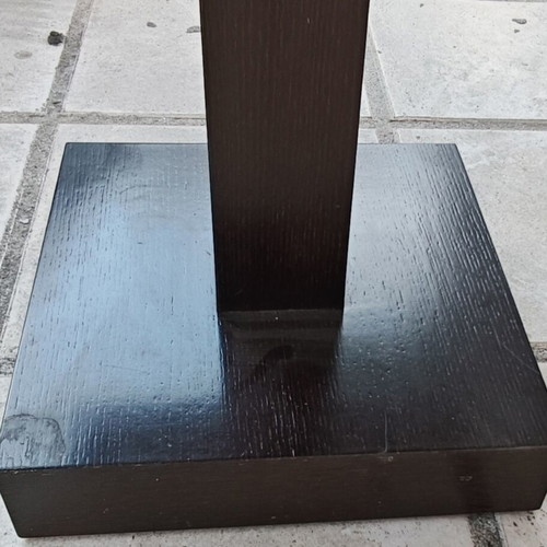 Solid Oak Square Coffee Table, Wenge finish