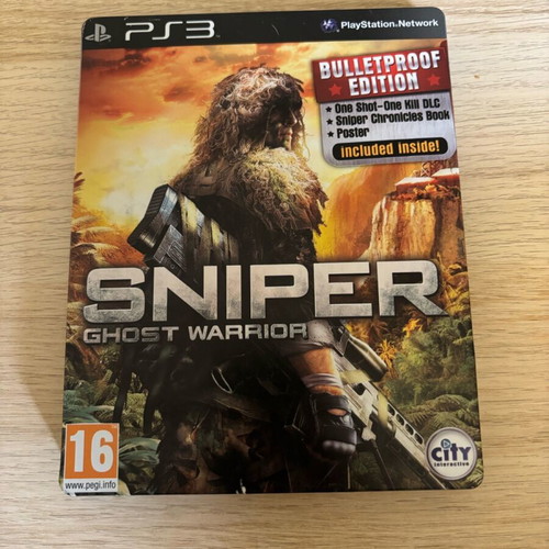 Sniper Ghost Warrior Bulletproof Steelbook Edition PlayStation 3 used