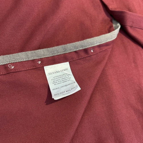 Silvano Verri men's burgundy shirt size L like new, slim fit