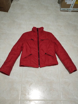 Short jacket size S used, red