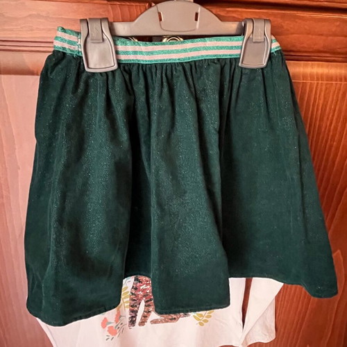 Girls' set blouse with skirt like new Dpam