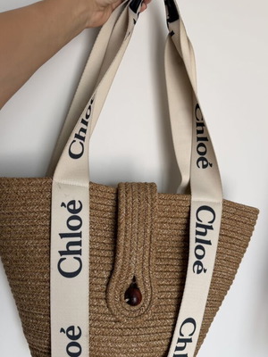 Chloé tote shoulder bag, beige