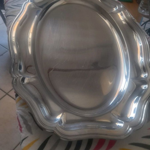 Guy Degrenne stainless steel tray used large 50 × 30 cm